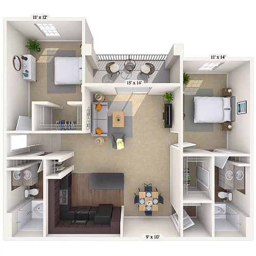 Floor plan The Spyglass