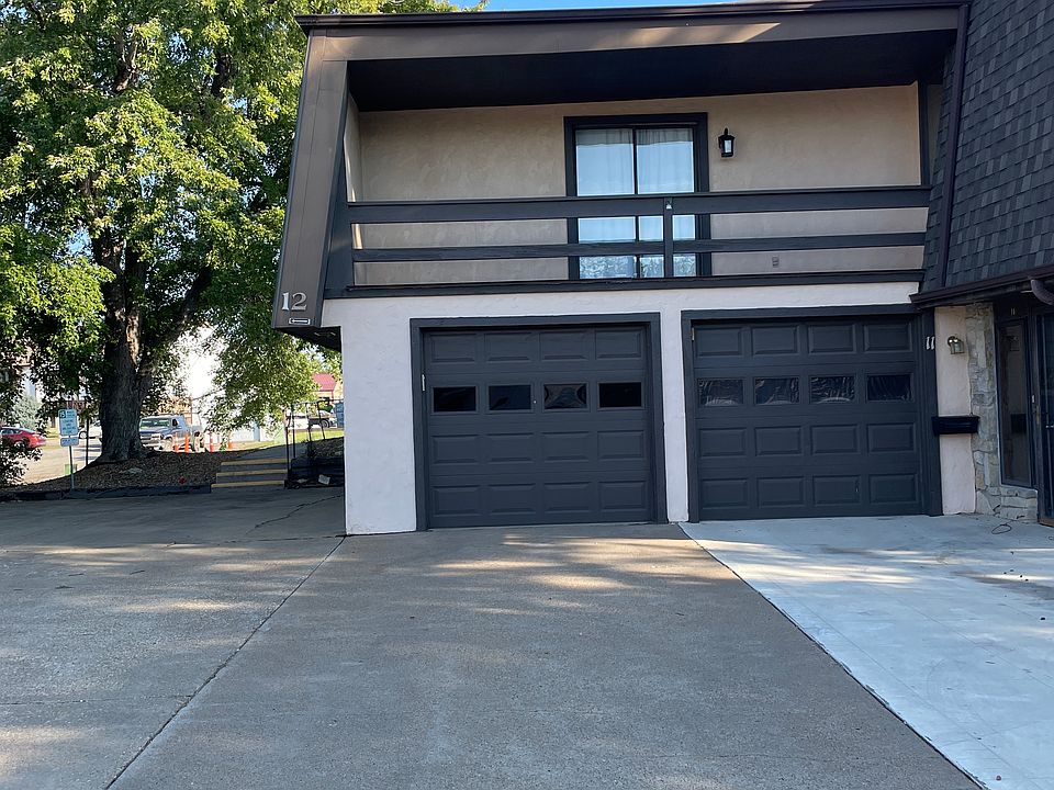 Garage and deck off of the Master Bedroom