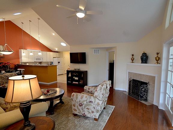 Gleaming hardwood floors