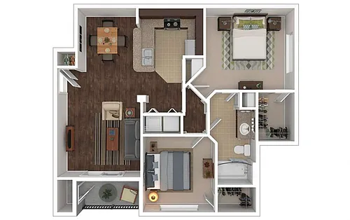 Floor plan Bimini