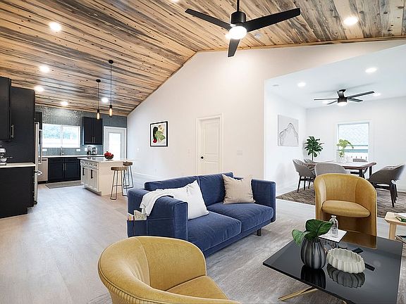 Open Floor Plan. Front View.