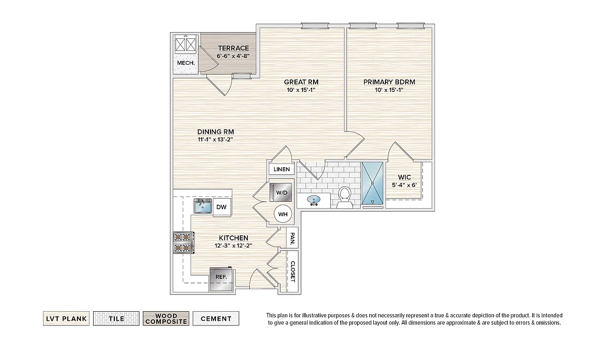 Floor plan The Hickory (FMX-H1)
