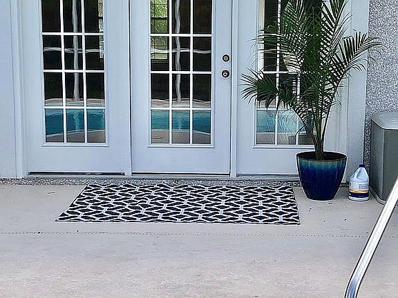 Pool entrance 