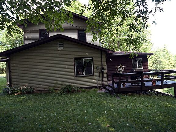 South wall with deck