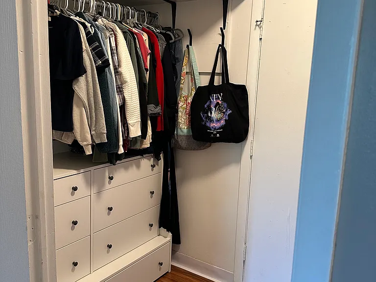 Walk In Closet, Left Wall