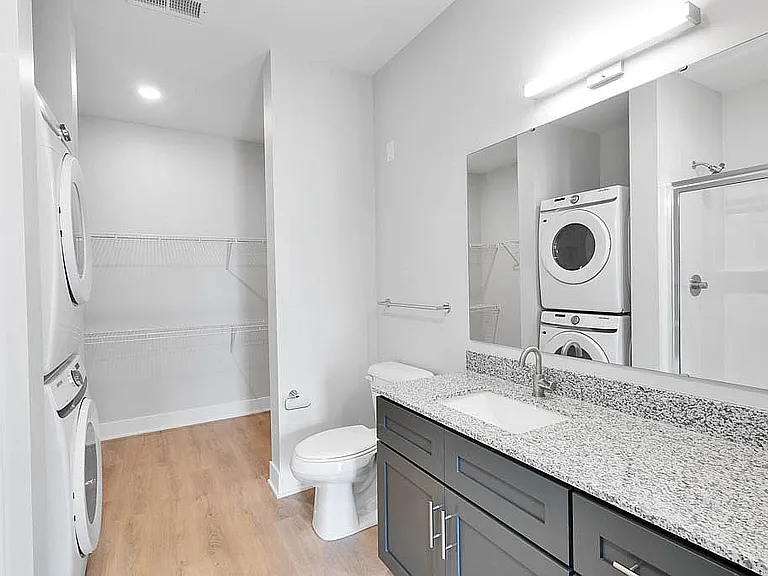 Elegant Bathroom & Laundry Room