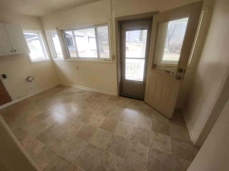 view of laundry room; house is vacant ready to move-in