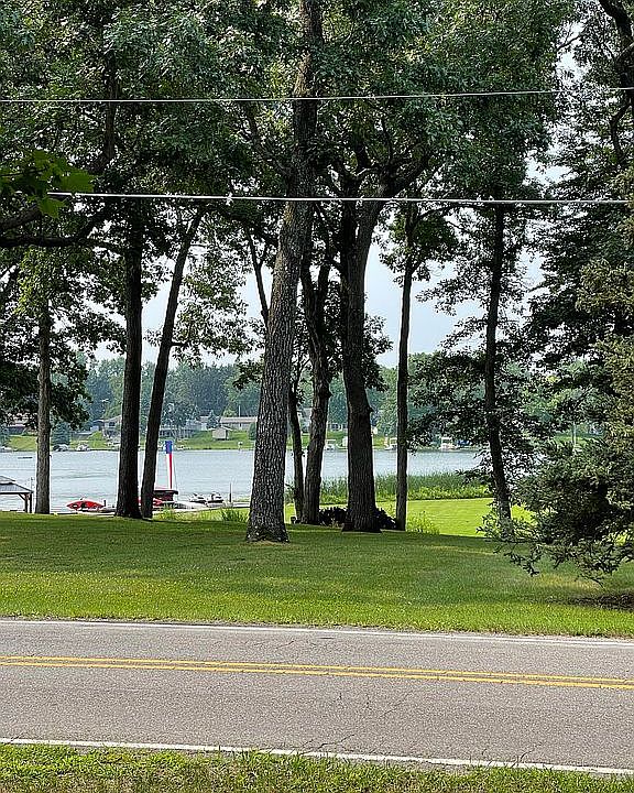 Lake view from property