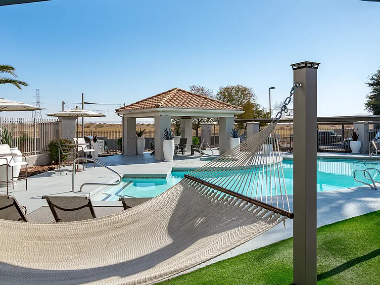Unwind in the shaded hammock or take a refreshing dip in the poolSedona Peaks offers the perfect blend of relaxation and resort-style living.