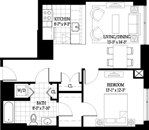 Floor plan Vesta 8