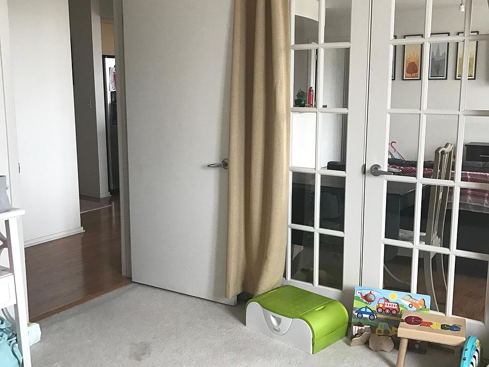 French doors and privacy in second bedroom