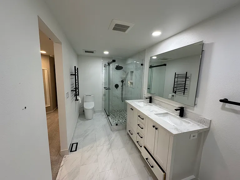 Master bedroom (remodeled in 2022).