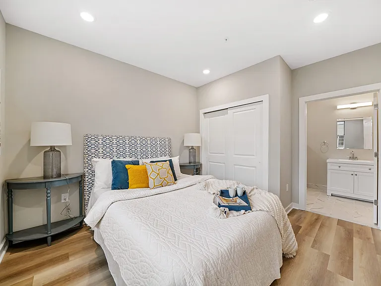 Bedroom with bathroom
