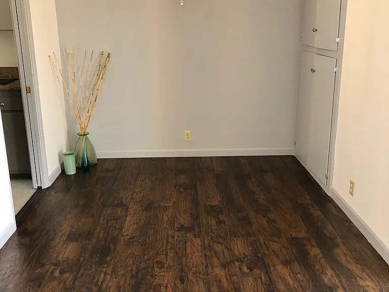 DINING AREA - OR WORK AREA - WITH BUILT IN CABINETS