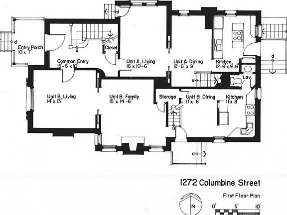 5th image of 1272 Columbine St APT A