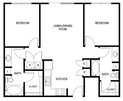 Floor plan B1C