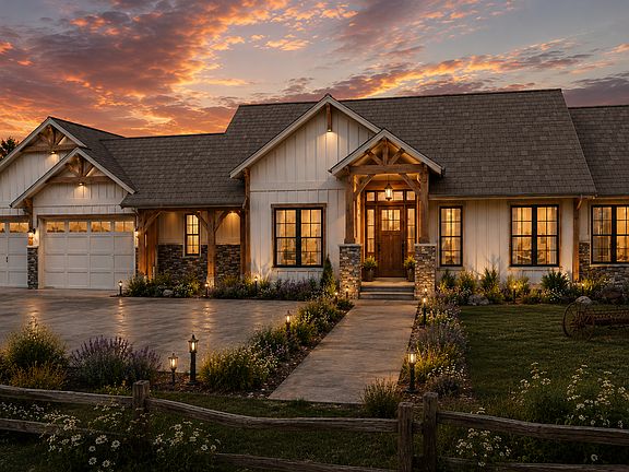 Countryside Farmhouse Timberframe option