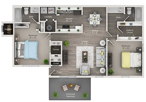 Floor plan Palmetto