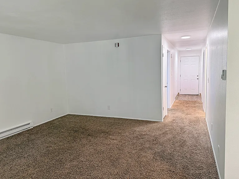 Living room and hallway