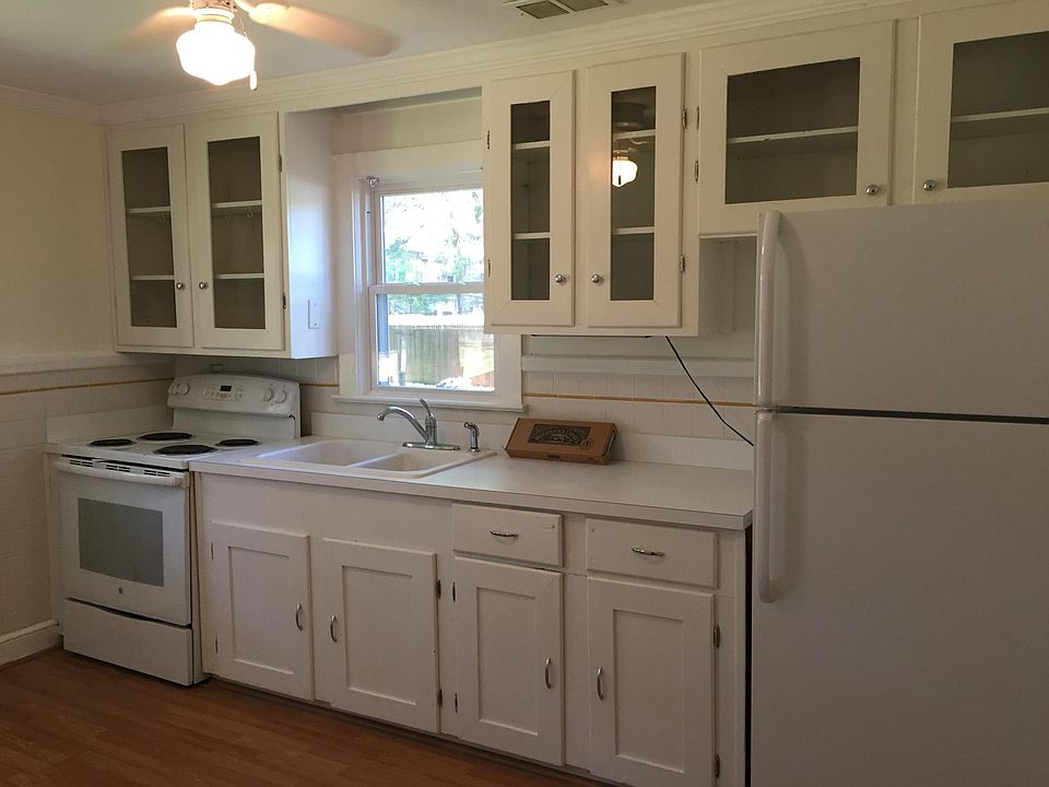 the kitchen