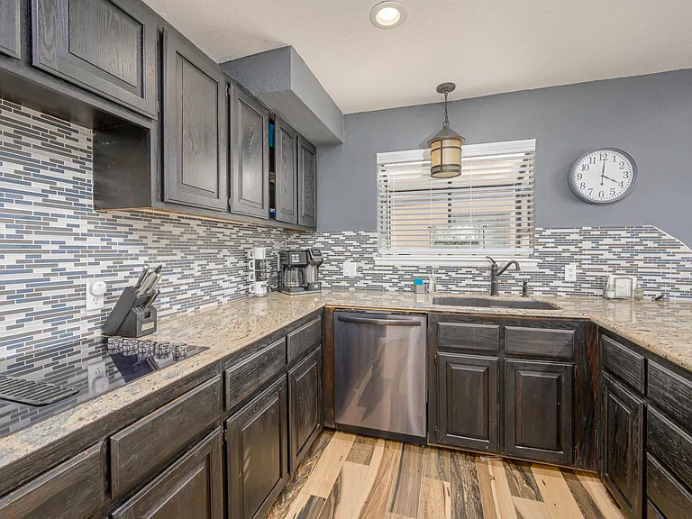 Well-stocked kitchen for cooking meals
