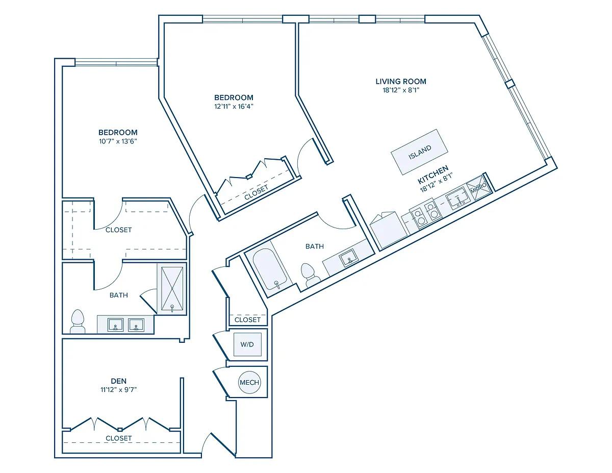 Floor plan B22D