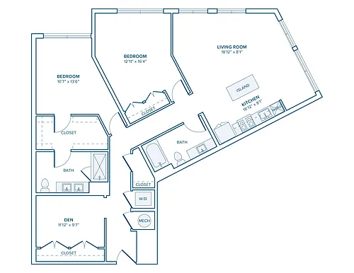 Floor plan B22D
