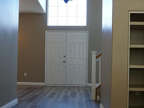 View from Family room to the front door