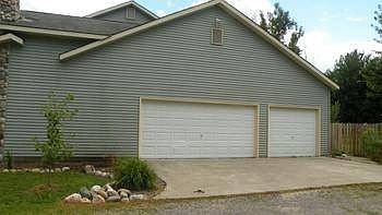 3 car attached garage
