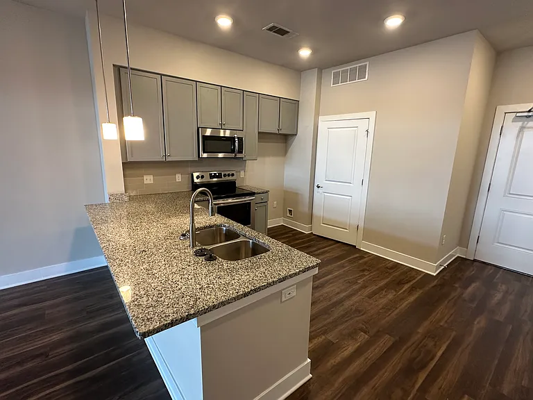 Kitchen with large pantry