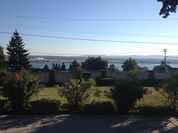 The view from the front lawn