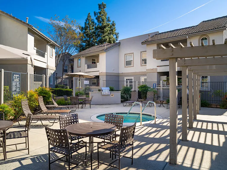 Hot Tub and Grilling Area