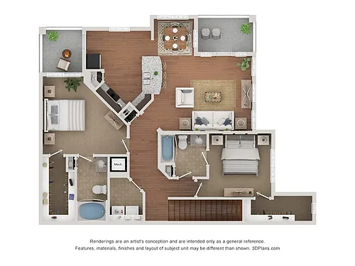 Floor plan The Windsor w/Garage