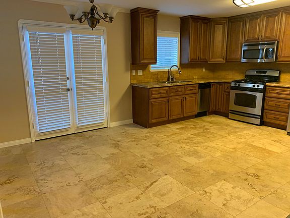 Dining room and kitchen