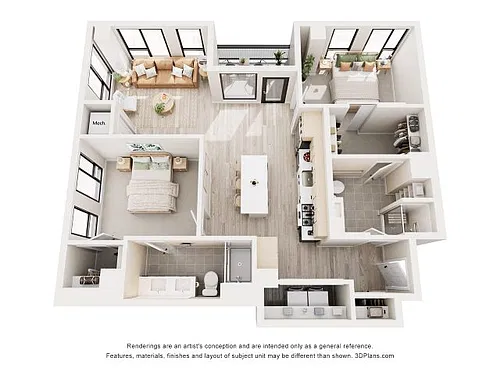 Floor plan Anderson ADA