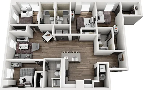 Floor plan Boulder C