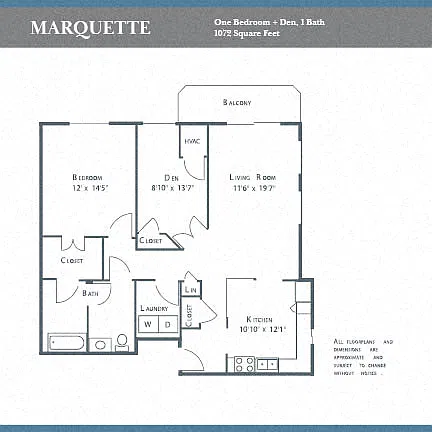 Floor plan Marquette
