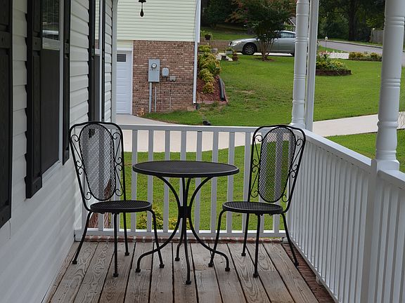 Covered front porch.