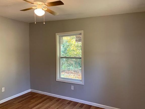 Master Bedroom overlooks private back yard