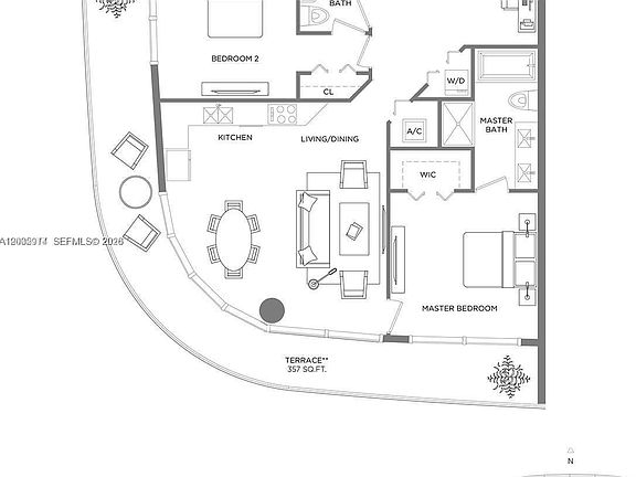 3rd image of 45 SW 9th St APT 3906