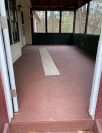 Entrance from driveway