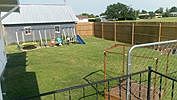 Front Yard with Swing Set
