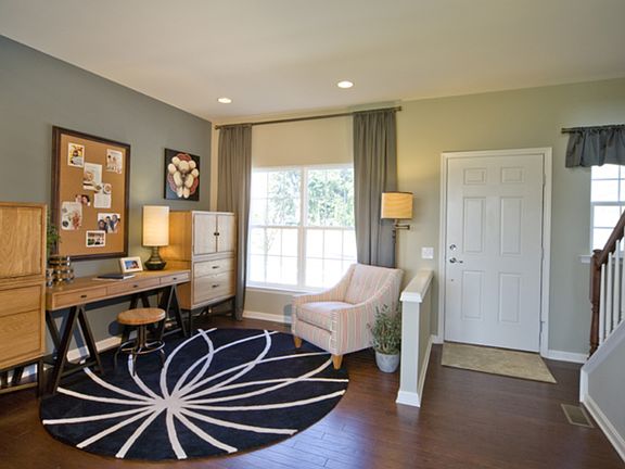 Foyer entrance to flex space