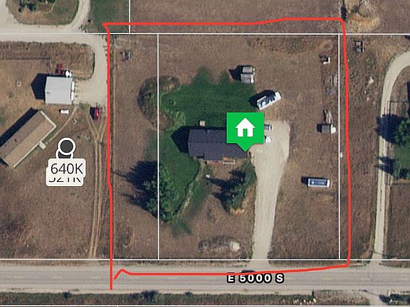 Zillow has the property line
