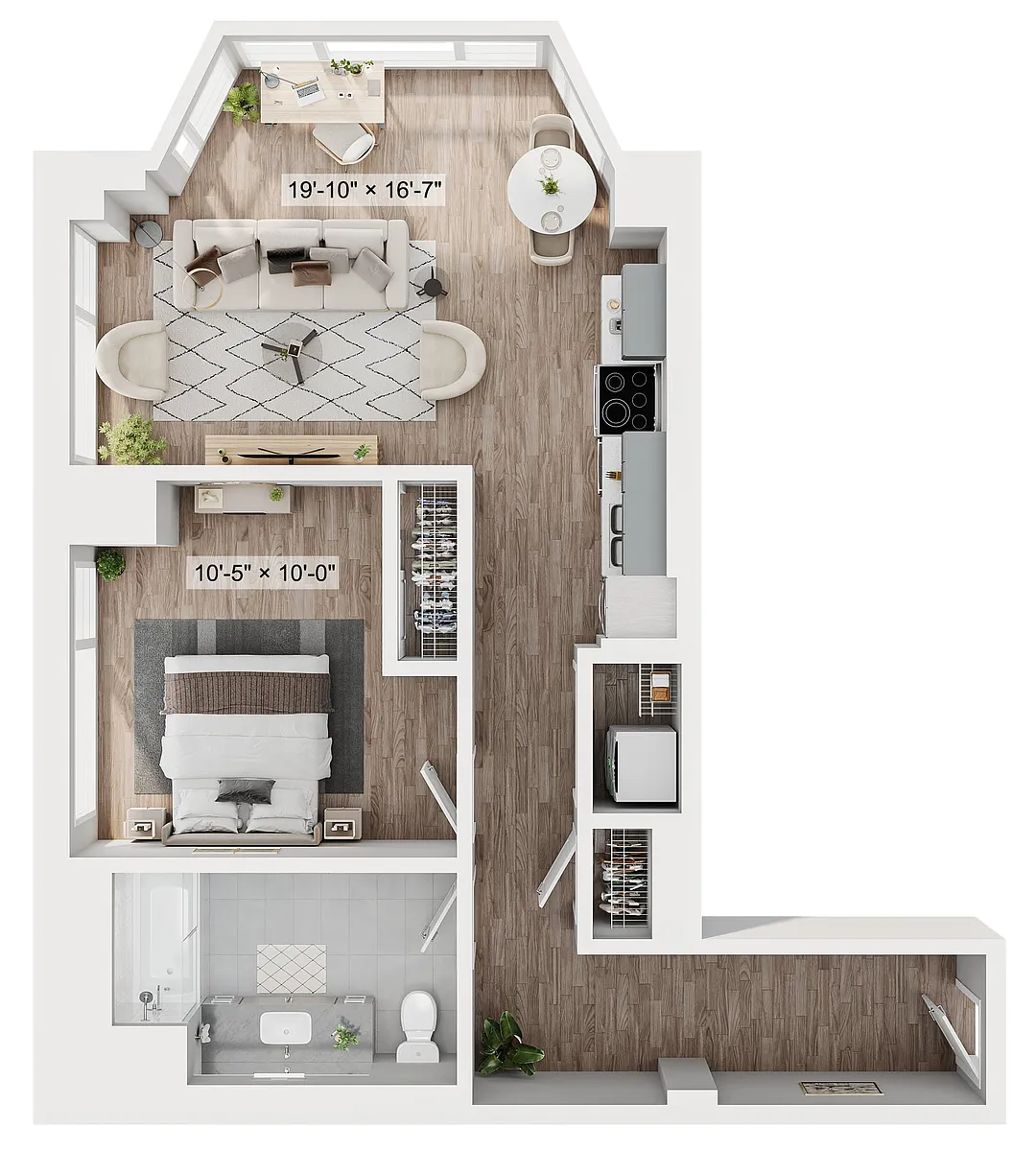Floor plan A13