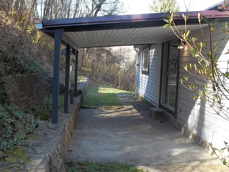 Back side of home