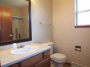 half bath and laundry