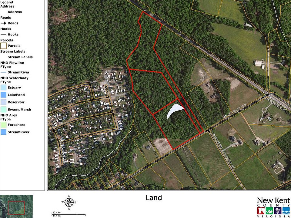 Overview of all three lots.
