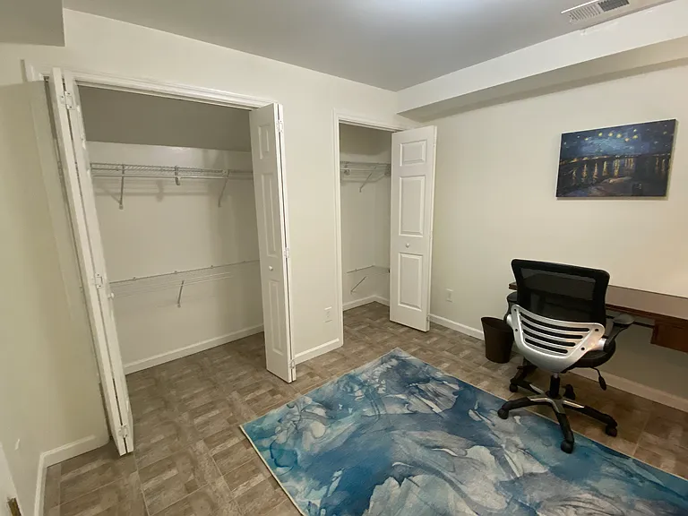 Bonus room - 2 large closets for extra storage