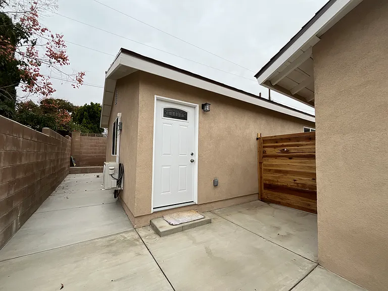 Front door.